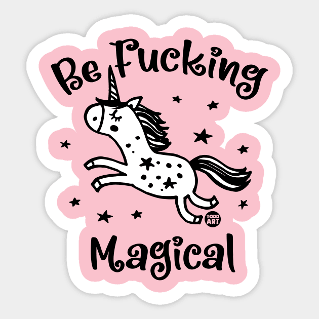 BE MAGICAL Sticker by toddgoldmanart